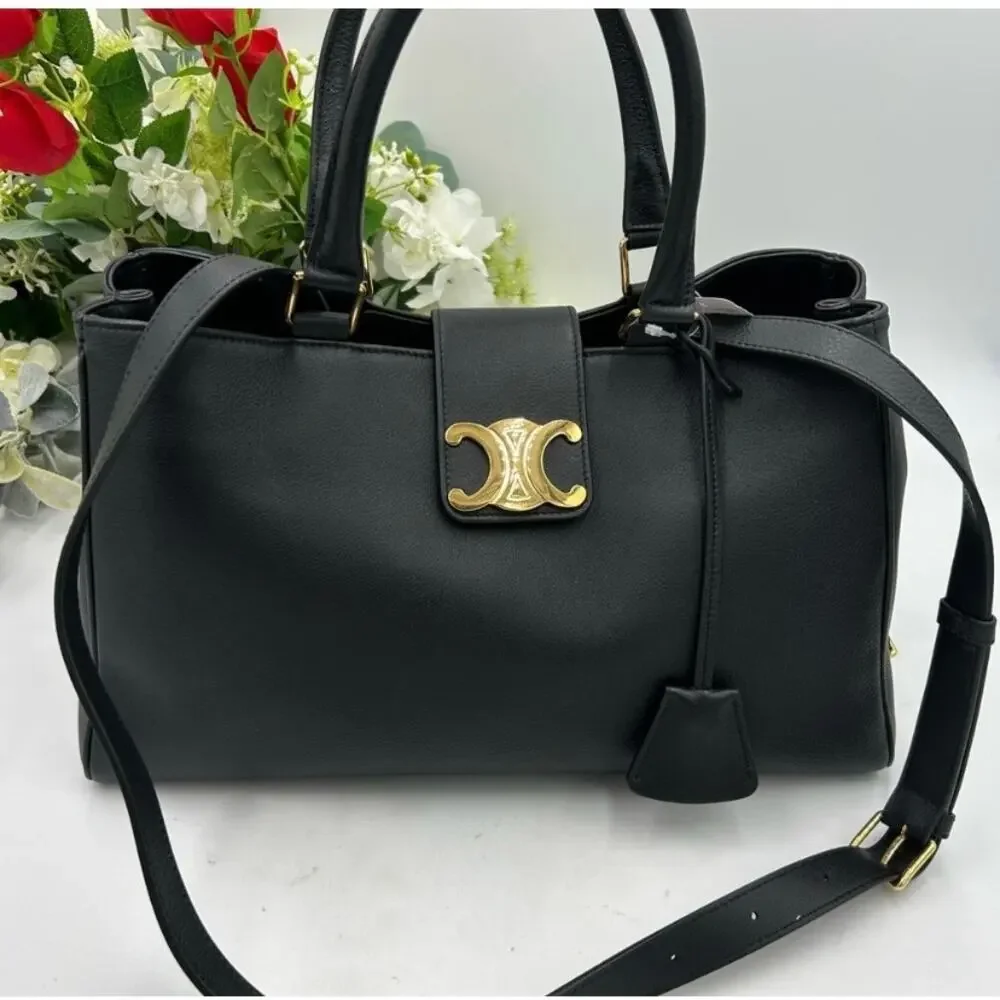SOLD Women's Celine APPOLINE BAG in supple cap skin leather originally $4600 NWT - Picture 3 of 13